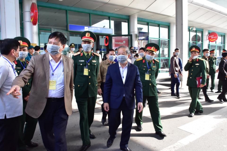 Thừa Thiên Huế: Diễn tập đón các công dân Việt Nam trở về từ Trung Quốc