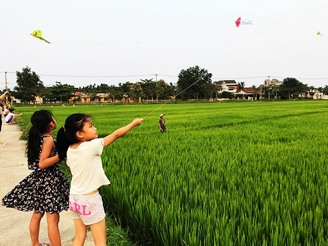 nghi hoc dai ngay dam tre chon canh dong lua tha dieu