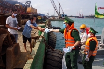 Biên phòng Cửa khẩu Dung Quất chủ động phòng, chống dịch Covid-19