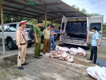 Quảng Nam: Bắt giữ 500 kg thịt lợn và mỡ động vật thối