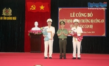 Phó Giám đốc Công an tỉnh Bình Định được bổ nhiệm làm Giám đốc Công an tỉnh Quảng Ngãi