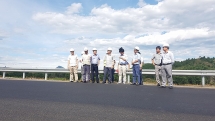 tong cuc duong bo kiem tra vi tri han lun tren cao toc da nang quang ngai