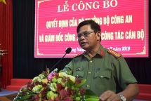 Công an tỉnh Quảng Nam: Công bố các quyết định về công tác cán bộ