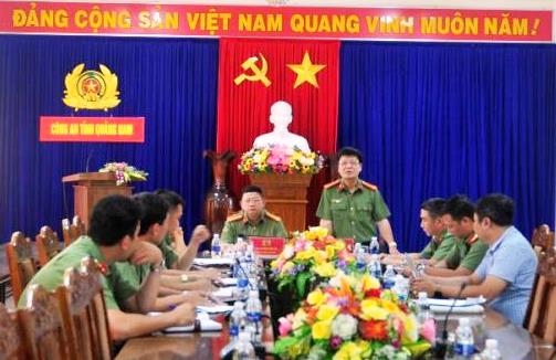 Bộ Công an thực hiện Dự án Trung tâm thông tin chỉ huy lực lượng tại Quảng Nam