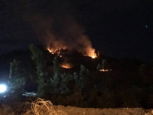 Nhiều điểm cháy lớn cùng lúc tại khu vực núi Phước Tường Đà Nẵng