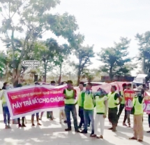 Quảng Nam - Bài 3: Hàng chục người tụ tập đòi Công ty Phú Gia Thịnh giao đất