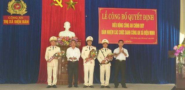 xa dau tien cua tx dien ban tinh quang nam co cong an chinh quy