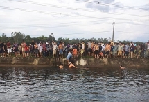 Tắm kênh một nam thanh niên chết đuối thương tâm ở Quảng Nam