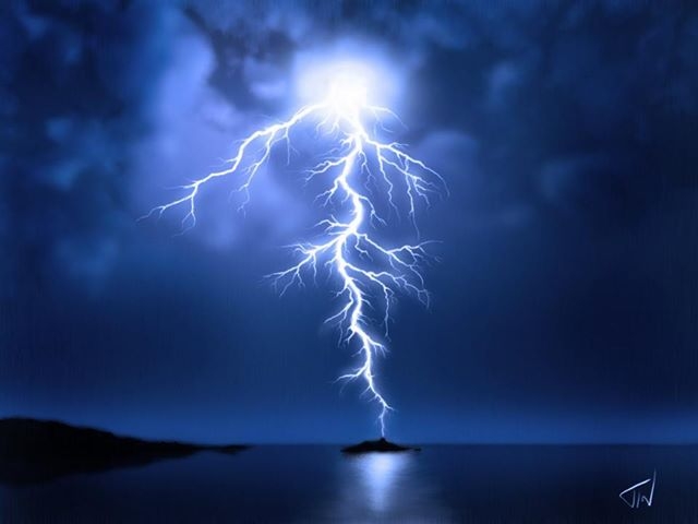 Sét đánh trúng tàu cá, 6 ngư dân Quảng Ngãi thoát chết trong gang tấc