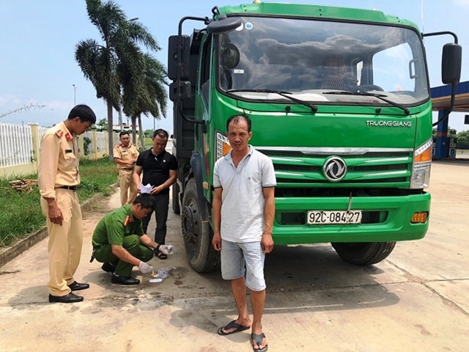 quang nam bat giu tai xe gay tai nan chet nguoi bo tron khoi hien truong