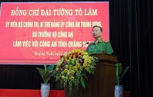 Bộ trưởng Tô Lâm: Công an Quảng Nam thực hiện tốt phương châm “an ninh chủ động”