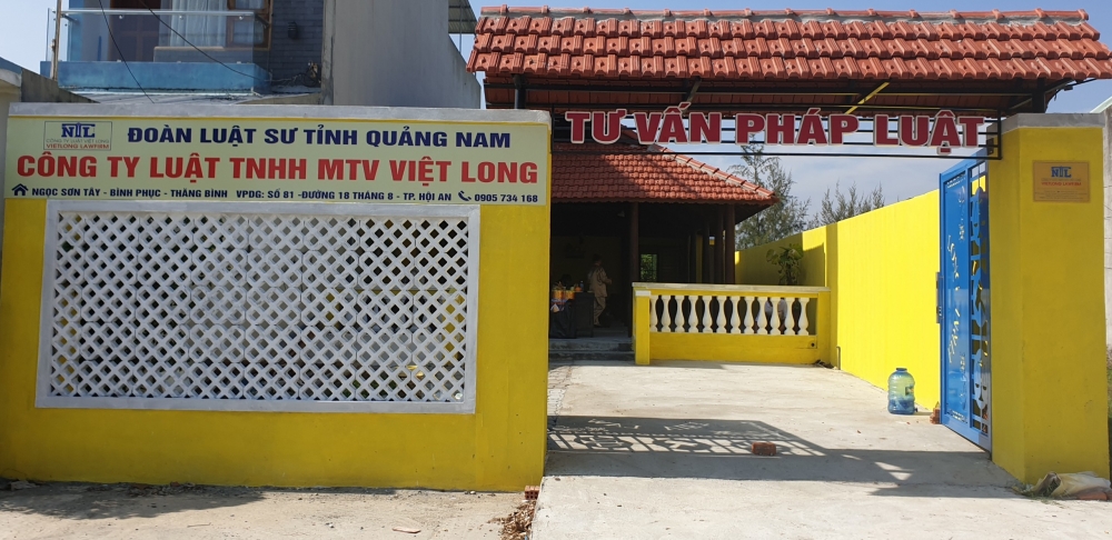 Bố cáo thành lập Công ty Luật TNHH MTV Việt Long