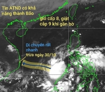 Áp thấp nhiệt đới ngoài Biển Đông có khả năng mạnh lên thành bão