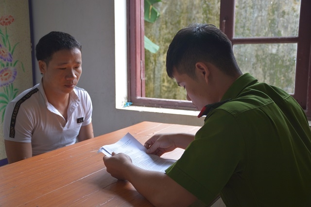 quang nam bat giu doi tuong nhieu lan co y gay thuong tich roi bo tron