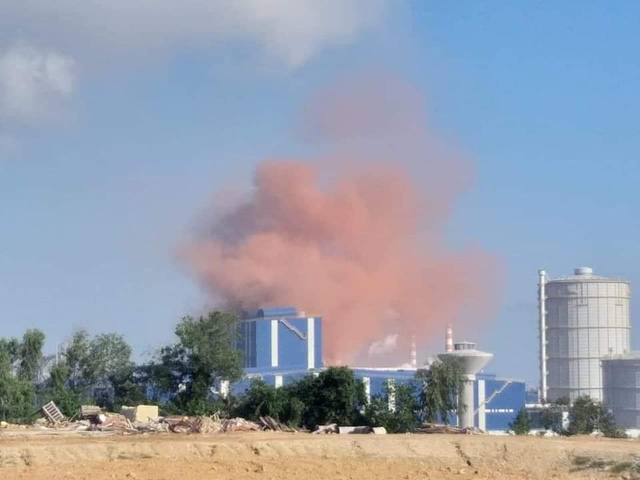 Công ty CP Thép Hòa Phát Dung Quất nói gì về sự cố phát sinh khói có màu nâu đỏ