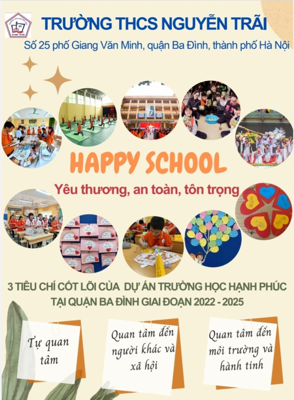 Nỗ lực vì một ngôi trường hạnh phúc