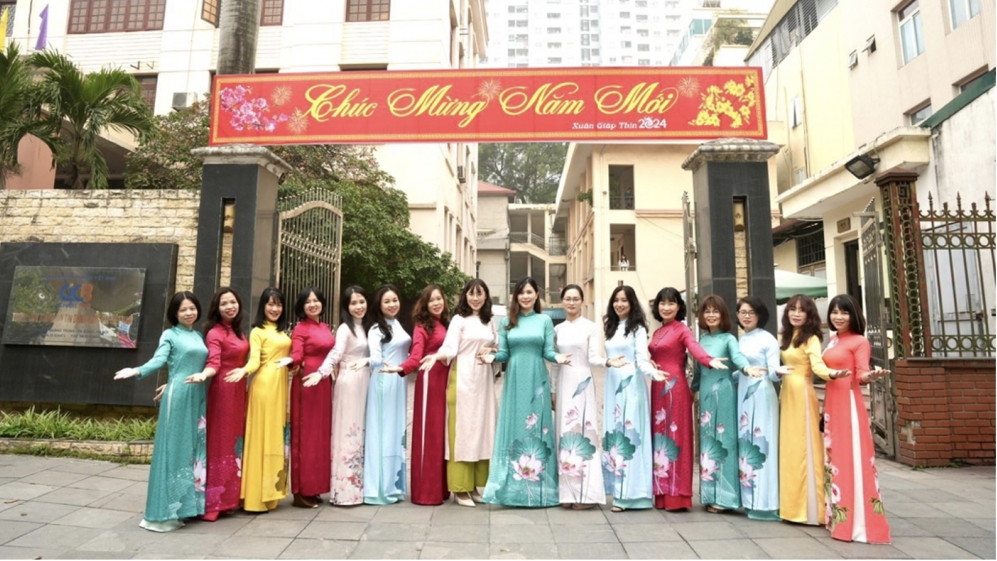 CIC hưởng ứng Tuần lễ áo dài 2024