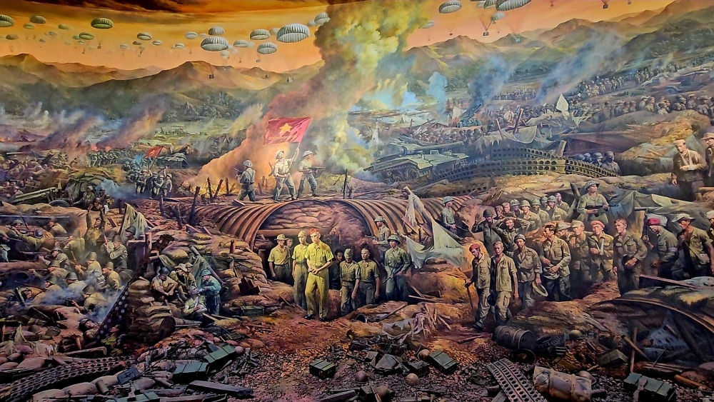 Chiêm ngưỡng toàn cảnh bức tranh panorama về Chiến dịch Điện Biên Phủ