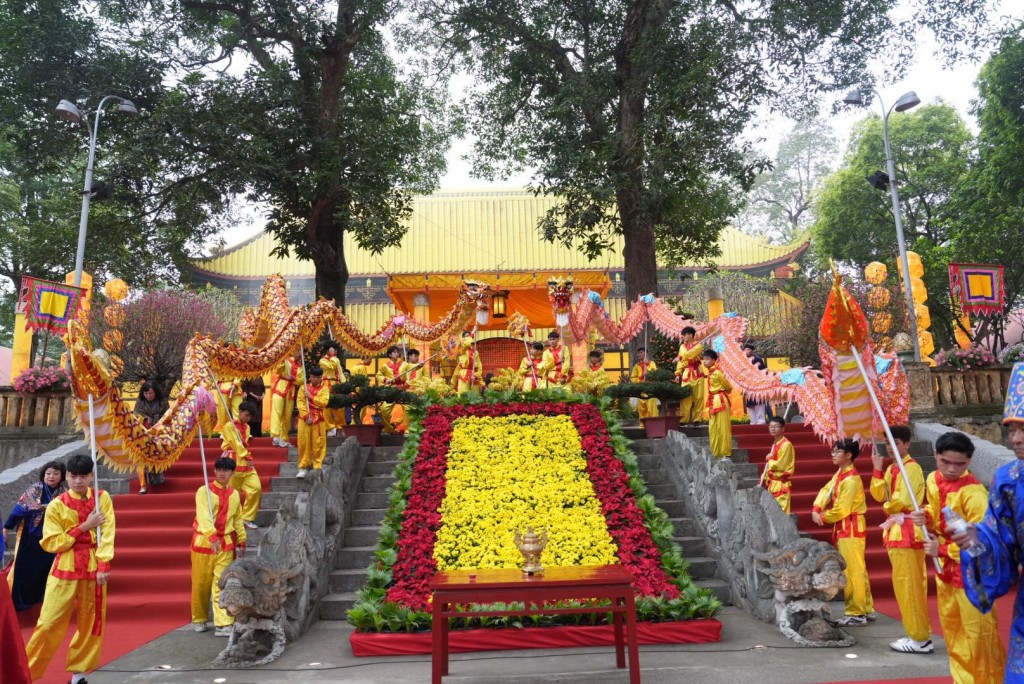 Lễ dâng hương khai xuân tổ chức vào ngày mùng 9 tháng Giêng hằng năm tại Hoàng thành Thăng Long