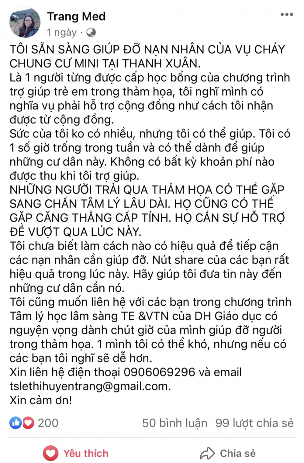 Ấm áp tình người trong cơn hoạn nạn