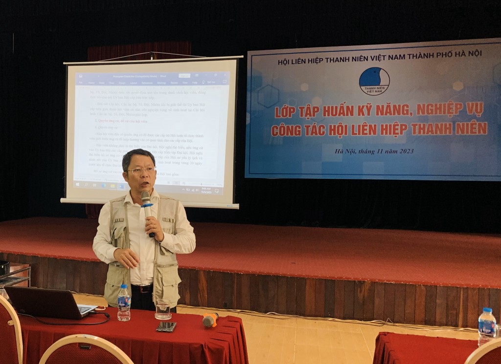 Tập huấn công tác tổ chức Đại hội Hội LHTN Việt Nam các cấp
