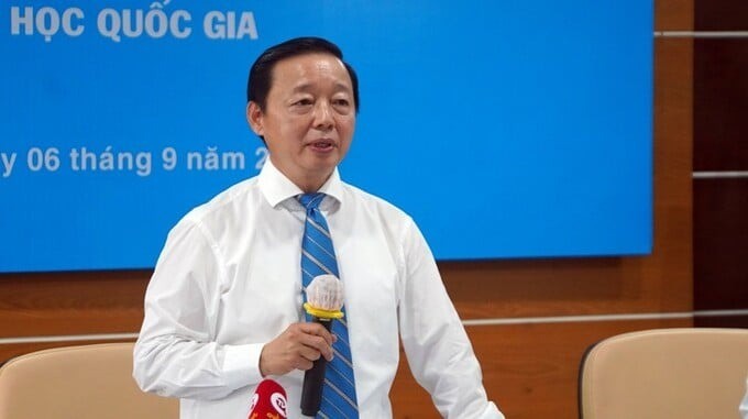 Phó Thủ tướng Trần Hồng Hà tại cuộc họp về việc chuyển loại hình trường đại học dân lập sang loại hình trường đại học tư thục