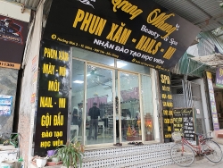 huyen lang giang co che giau thong tin kiem tra cac co so lam dep