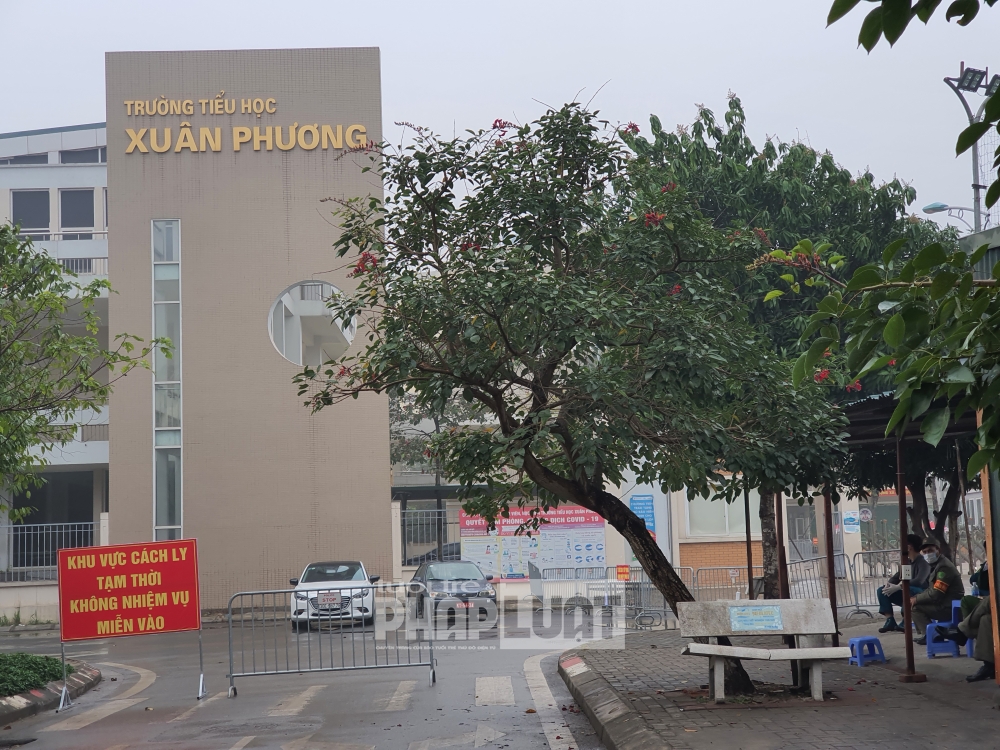 Nam Từ Liêm: Xét nghiệm COVID-19 cho 1500 học sinh tiểu học Xuân Phương