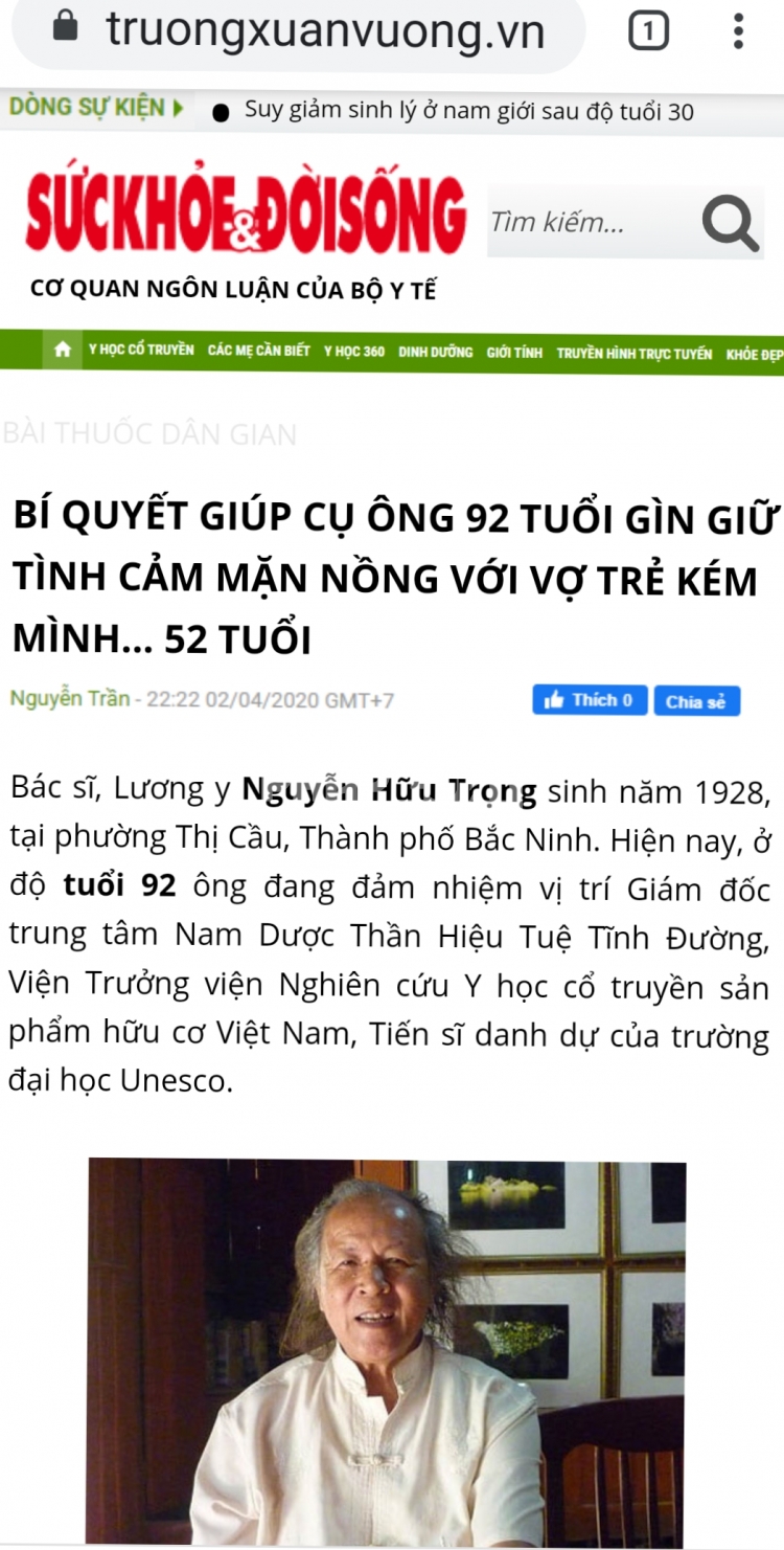 mao danh bao suc khoe doi song de ban san pham truong xuan vuong