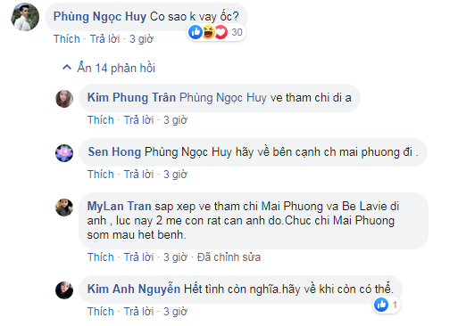 oc thanh van cap nhat ve mai phuong sau nhap vien vi ung thu chuyen bien