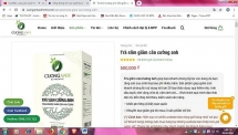 Cục An toàn thực phẩm liệt kê các trang web "nổ" về sản phẩm Trà Slim Cường Anh