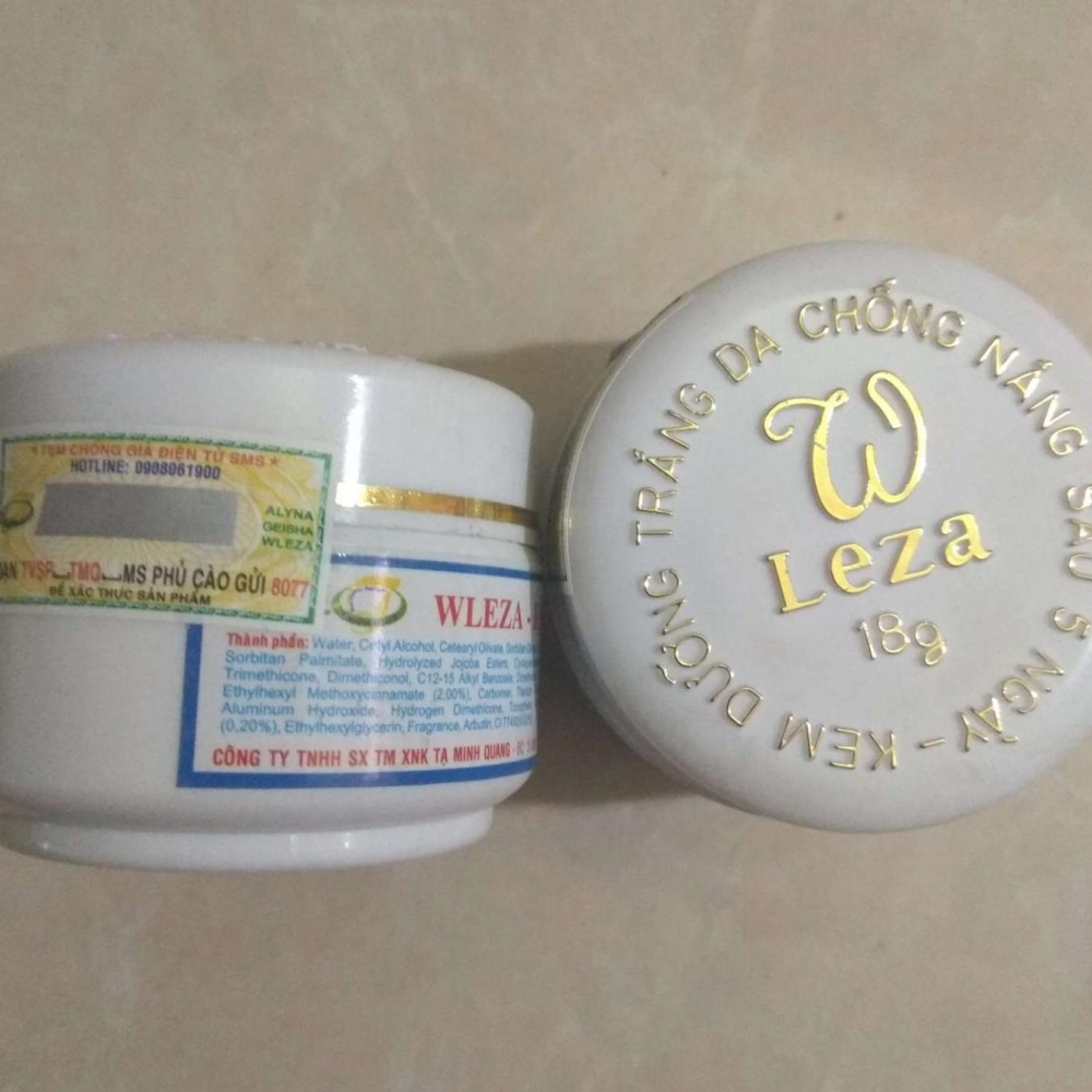 Hai sản phẩm Kem dưỡng trắng da và kem chống nắng W.LEZA vượt giới hạn thủy ngân