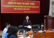 Phó Chủ tịch nước Đặng Thị Ngọc Thịnh thăm và làm việc tại Lai Châu