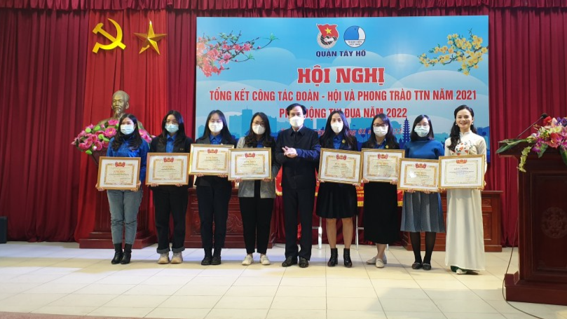 Những kết quả nổi bật của tuổi trẻ Tây Hồ đã được các cấp ghi nhận