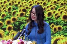 Nữ đảng viên trẻ phát biểu tại lễ kỷ niệm 90 năm thành lập Đảng Cộng sản Việt Nam là ai?