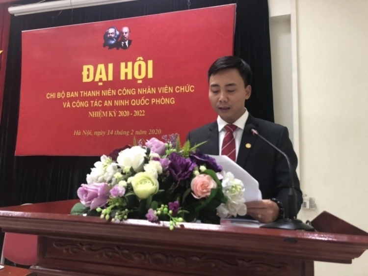 dai hoi chi bo ban thanh nien cnvc va cong tac anqp thanh doan ha noi