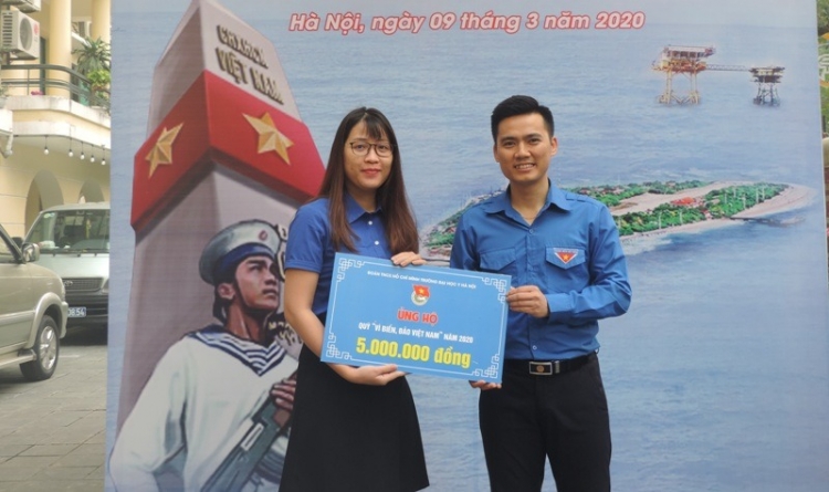 thanh doan ha noi hoi thu ung ho quy vi bien dao viet nam