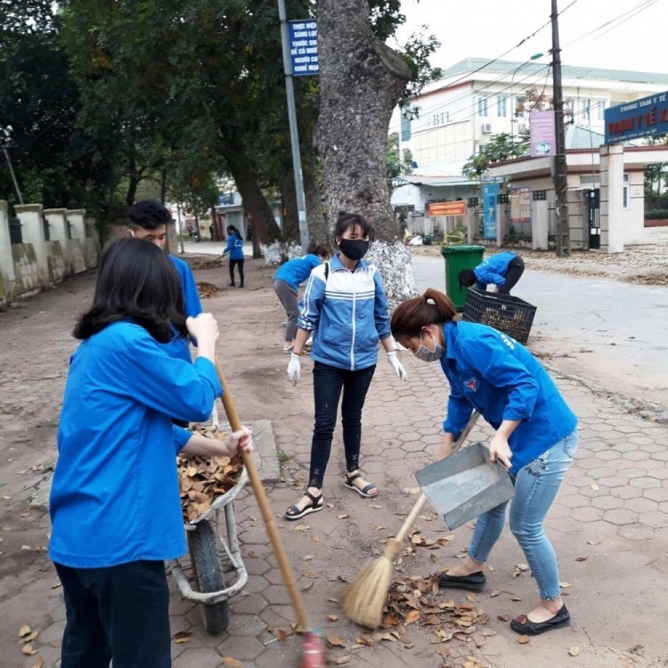 nhieu hoat dong tinh nguyen cua thanh nien huyen dong anh