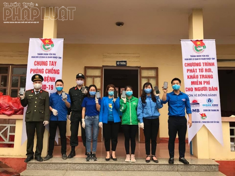 tinh doan yen bai phat dong doan vien thanh nien nhan tin ung ho quy phong chong covid 19