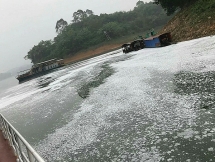 Xác định thủ phạm gây ra hiện tượng bọt trắng xoá trên hồ Thác Bà