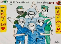 Thiếu nhi Yên Bái sáng tác thơ cổ vũ phòng chống dịch Covid-19