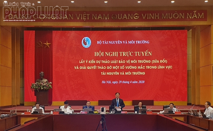 Bộ Tài nguyên và Môi trường lấy ý kiến Dự thảo luật Bảo vệ môi trường (sửa đổi)