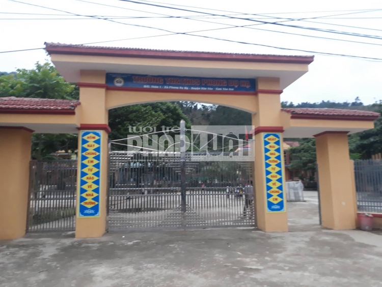 Trường Tiểu học & THCS Phong Dụ Hạ bắt học sinh đi học ngày nghỉ lễ 1/5