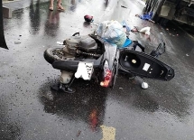 Yên Bái: Xe máy va chạm với ô tô khiến một người tử vong tại chỗ