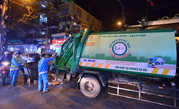 ha noi ra soat lai khoi luong cac goi thau ve sinh moi truong