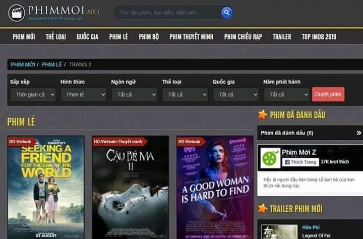 Nhóm lập web phim lậu Phimmoi.net phải đối diện với mức án nào?