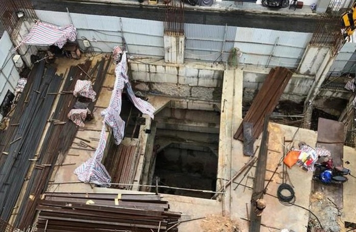 Công trình nhà ở có 4 tầng hầm ở Hà Nội,