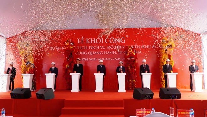 Vingroup khởi công dự án gần 3.000 tỉ bên vịnh Bái Tử Long.