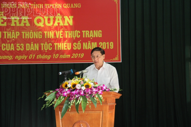 bo truong do van chien phat dong le ra quan dieu tra thuc trang ktxh cua 53 dan toc thieu so