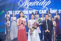 Hoa hậu Lương Thùy Linh rạng ngời trong lần đầu tiên làm ban giám khảo cuộc thi người đẹp